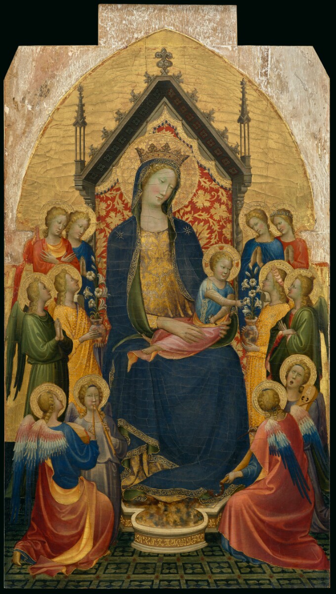 Madonna and Child with Musical Angels, about 1410
